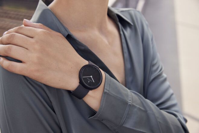 A model showing a version of the coffee watch