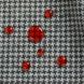 Checkered fabric in black and white