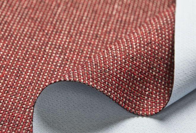 Red Supreen fabric