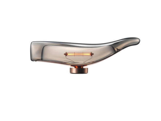 Focus image of the lamp shaped like a whale