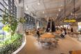 A dining and seating area