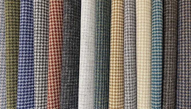 The collection of Supreen menswear-inspired patterns