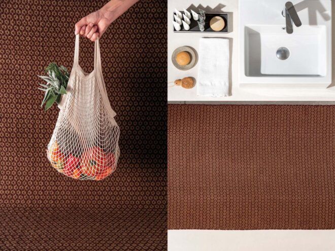 Chef rug in brown