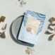 Coconut scents for body and hair care in blue sachets