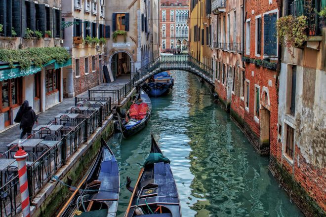 A canal in Venice, Italy