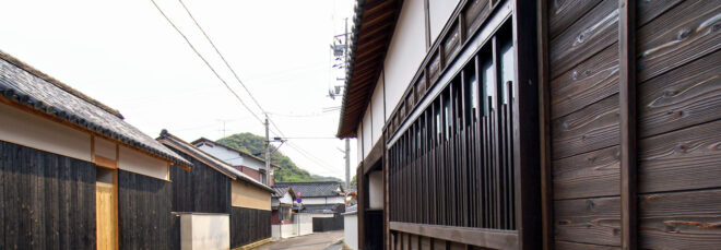 Dark timber cladding used