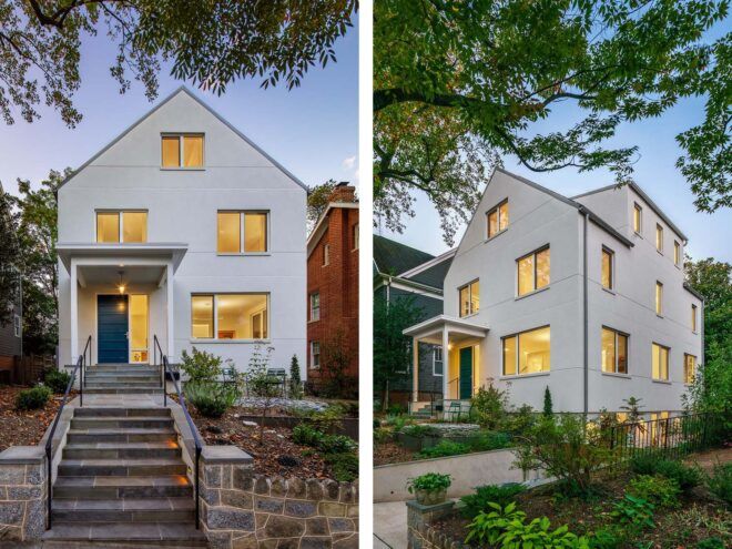 White home with three stories