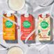 Three non-dairy coffee creamer from Nutpods