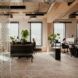Office space in neutral colors