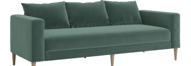 Seafoam recycled couch