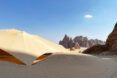 Tent-like roof of the AlUla resort