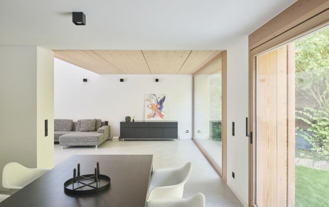 All-white interior living room