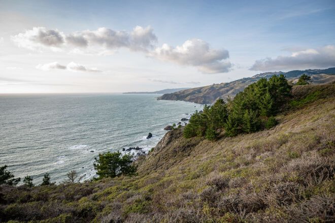 California cliffside coast