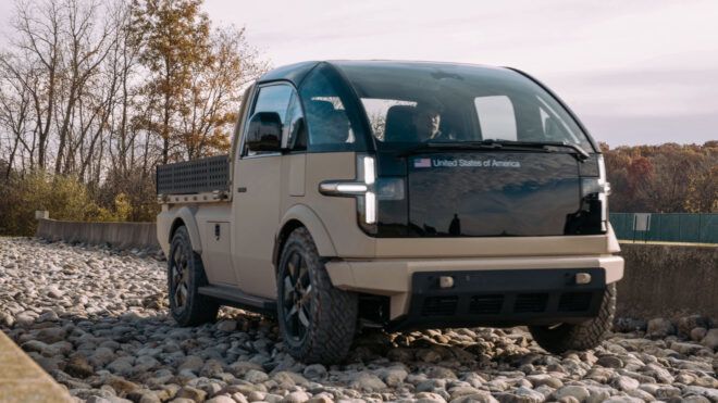 Tactical EV on gravel for Army use