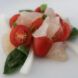 Ceviche with tomatoes, spinach, and Aqua Cultured Foods' sea bass