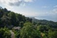 Two villas on a hill overlooking the ocean