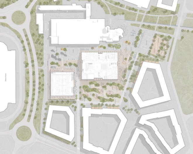 A site plan map