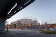 A school with glass exteriors