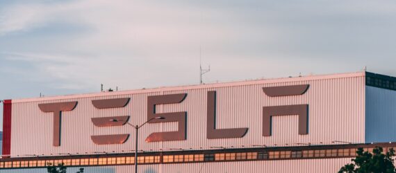 A Tesla factory