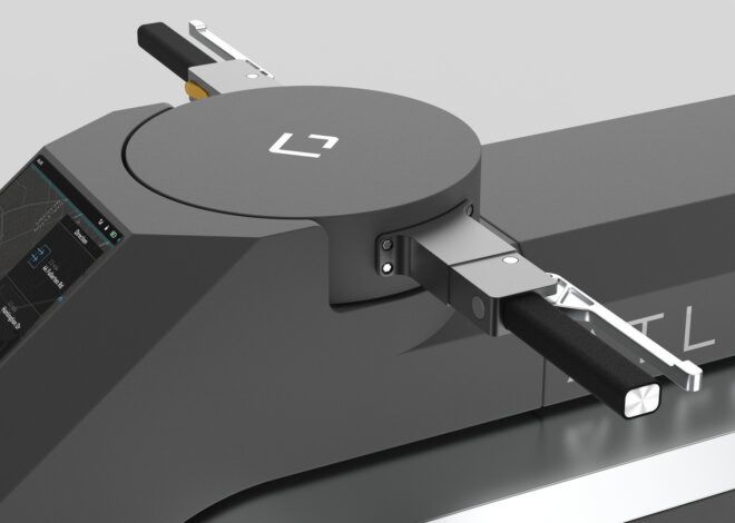 An up-close on a metal robot