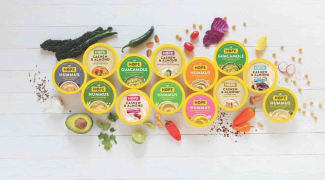 An assortment of dips
