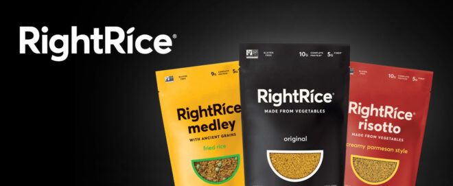 RightRice three packaged rice