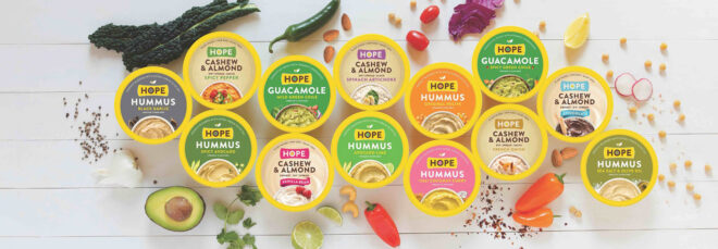 An assortment of dips