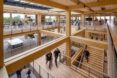 An interior wooden business